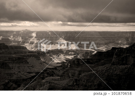 Infrared Sepia Tone Grand Canyon Arizona Infrared Sepia Tone Grand Canyon Arizona 101870658