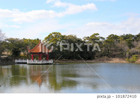 伊丹市緑ヶ丘公園 下池の賞月亭 伊丹市緑ヶ丘公園 下池の賞月亭 101872410