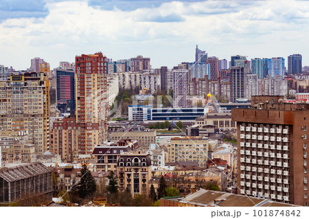 Kyiv, Ukraine - April 24, 2023: The streets of Kyiv city. 101874842