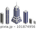Isometric image of skyscrapers 101874956