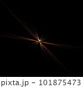 Fractal Illustration of Combustion on Black Background 101875473