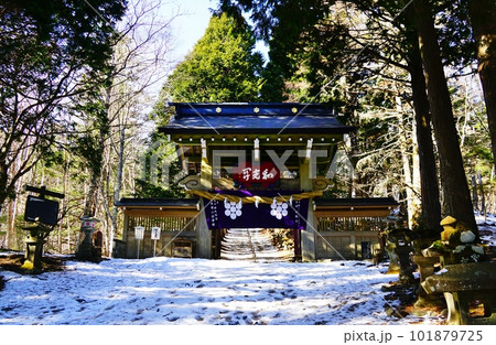 山梨 七面山 和光門 山梨 七面山 和光門 101879725
