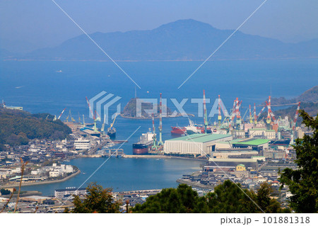 近見山展望台からの眺望（愛媛県・今治市） 101881318