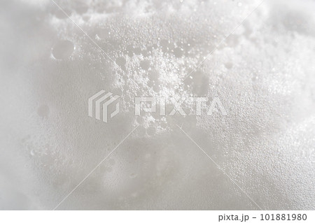 Photo of the texture of cosmetic foam or soap. 101881980
