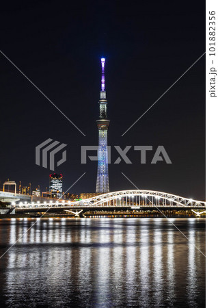 東京スカイツリー　特別ライトアップ（ホワイトデー） 101882356