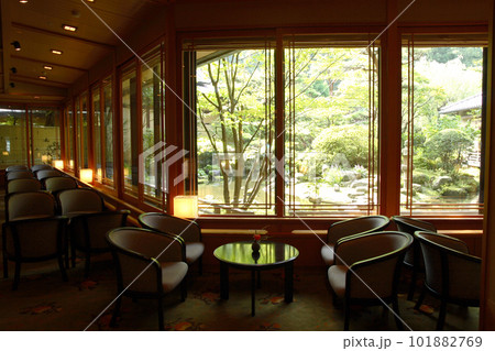 日本庭園が美しいロビーラウンジ 日本庭園が美しいロビーラウンジ 101882769