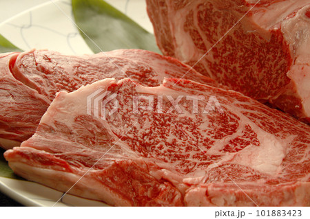 肉イメージ写真 和牛クローズアップ 接写の質感 肉イメージ写真 和牛クローズアップ 接写の質感 101883423