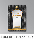 Art Deco luxury template golden black A4 page, menu, card, invitation 101884743