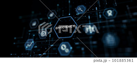 Plan to increase efficiency. Abstract Background for your business 101885361