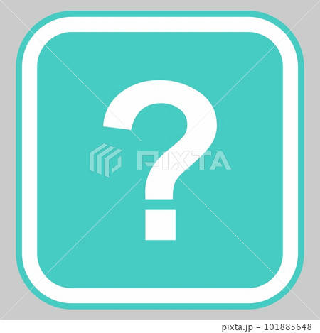 Question mark, FAQ sign, Help symbol, vector mark symbols light blue style. Isolated icon. 101885648