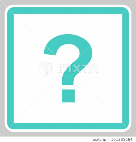 Question mark, FAQ sign, Help symbol, vector mark symbols light blue style. Isolated icon. 101885664