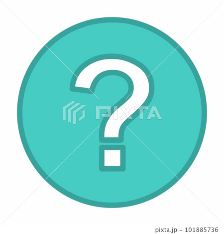 Question mark, FAQ sign, Help symbol, vector mark symbols light blue style. Isolated icon. 101885736