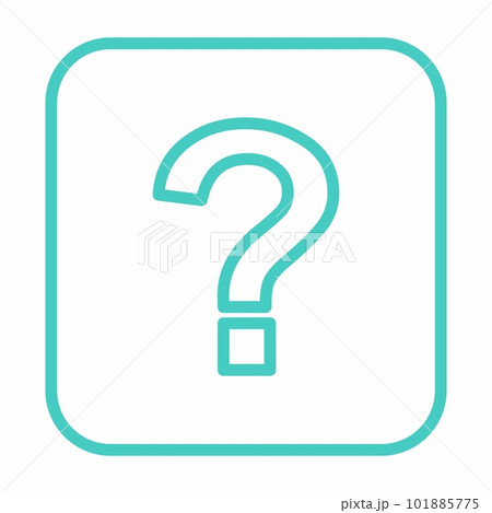 Question mark, FAQ sign, Help symbol, vector mark symbols light blue style. Isolated icon. 101885775