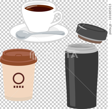coffee cups and paper cups and tumblers coffee cups and paper cups and tumblers 101885913