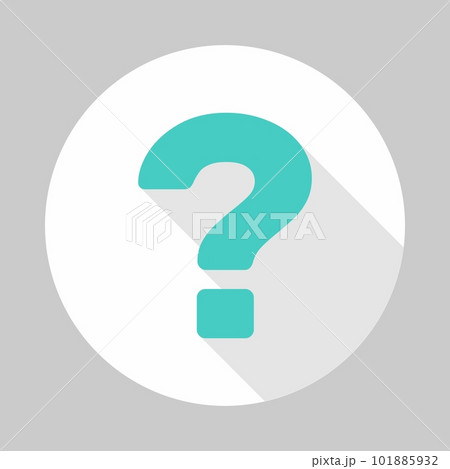 Question mark, FAQ sign, Help symbol, vector mark symbols light blue style. Isolated icon. 101885932