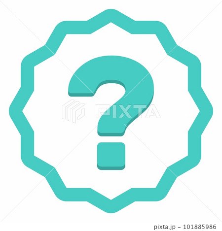Question mark, FAQ sign, Help symbol, vector mark symbols light blue style. Isolated icon. 101885986