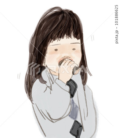 食べる子供 101886625