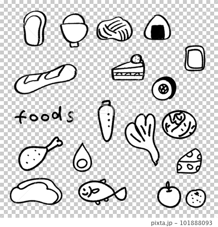 食物的例證 食物的例證 101888093