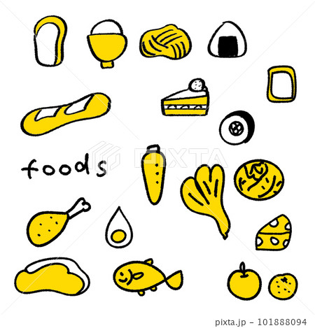 食べ物のイラスト 食べ物のイラスト 101888094