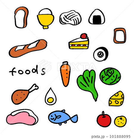 食べ物のイラスト 食べ物のイラスト 101888095