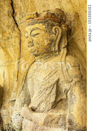 臼杵石仏の大日如来像 臼杵石仏の大日如来像 101888161