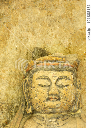 臼杵石仏の大日如来像 臼杵石仏の大日如来像 101888181