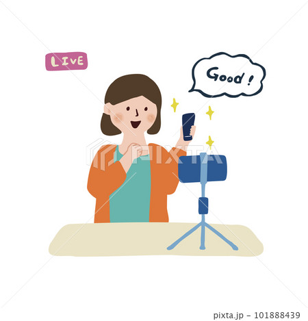 ライブ配信　PR 　副業　ステマ　宣伝　インフルエンサー 101888439