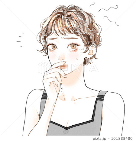 髪の悩み6_頭皮のにおい 髪の悩み6_頭皮のにおい 101888480