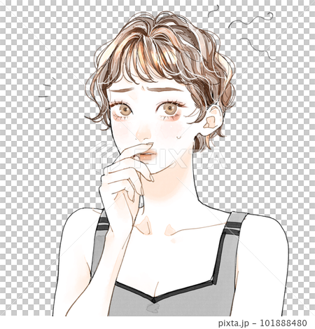 髪の悩み6_頭皮のにおい 髪の悩み6_頭皮のにおい 101888480