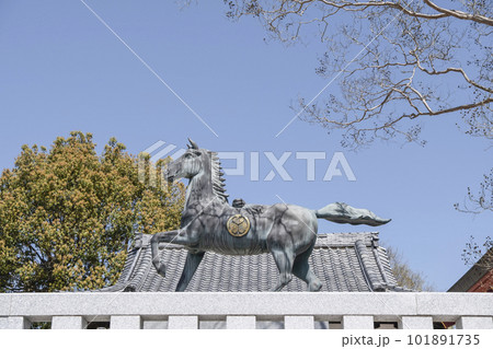 東照大権現伊賀八幡宮（愛知県岡崎市）御神馬 101891735