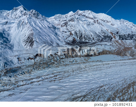 Glacier and snow mountains in Tibet,China 101892431