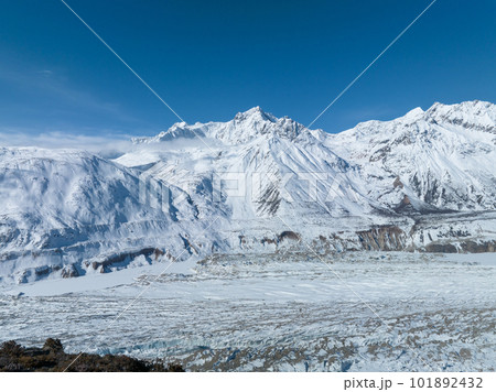 Glacier and snow mountains in Tibet,China 101892432