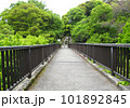 緑が多くある場所の橋 101892845