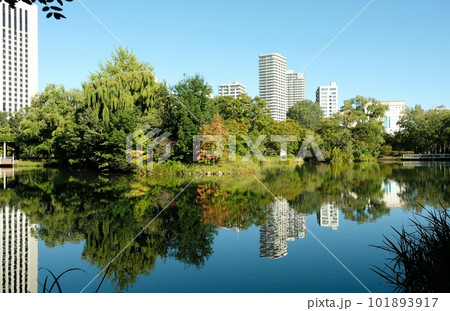 初秋の札幌中島公園 101893917