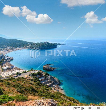 Summer Ionian sea coast, Albania. 101894033