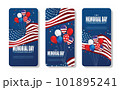 Memorial day. Remember and honor. Vector illustration. mobile phone american flag illustration for america united states national day 4th july. 101895241