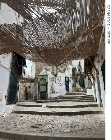Algiers, Algeria - April 13, 2023: Streets of Casbah. High quality photo 101896521