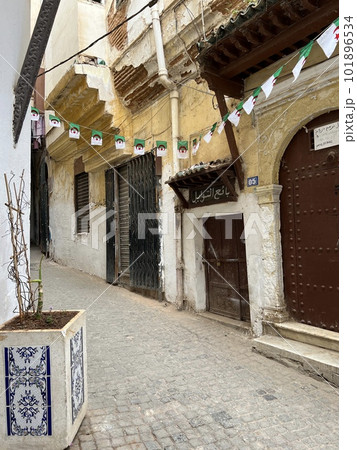 Algiers, Algeria - April 13, 2023: Streets of Casbah. High quality photo Algiers, Algeria - April 13, 2023: Streets of Casbah. High quality photo 101896534