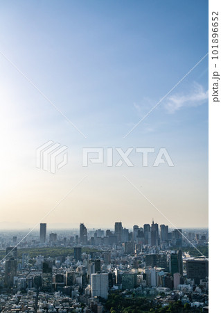 【東京都】夕暮れの新宿副都心 101896652