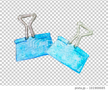 文具夾水彩插畫手繪插畫 101900085