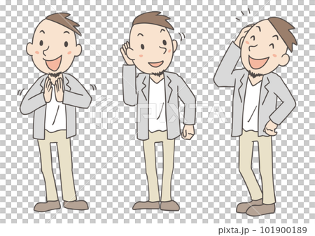 Alafor male hand drawn illustration 02 101900189