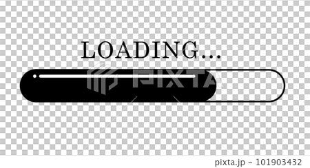 プログレスバー。Loading･･･「しばらくお待ち下さい」 101903432