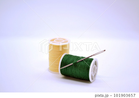 Threads and needle. Threads and needle. 101903657