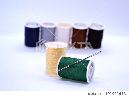 Threads and needle. Threads and needle. 101903658