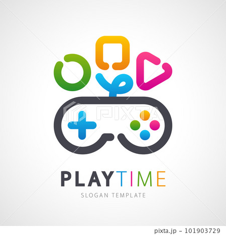 Colorful Playtime Logo Template Colorful Playtime Logo Template 101903729