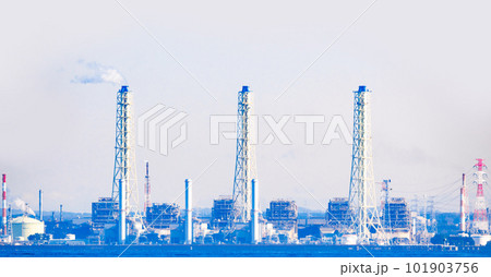 姉崎 火力発電所 【 化石燃料 で 発電 の イメージ 】 姉崎 火力発電所 【 化石燃料 で 発電 の イメージ 】 101903756