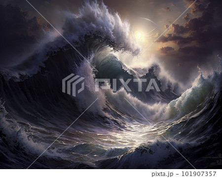 Genesis. In the beginning, God created the heavens and the earth. 101907357