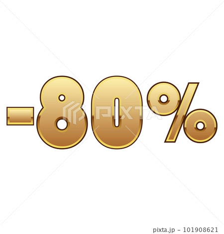 Banner golden shiny bright 80 percent price reduction 101908621
