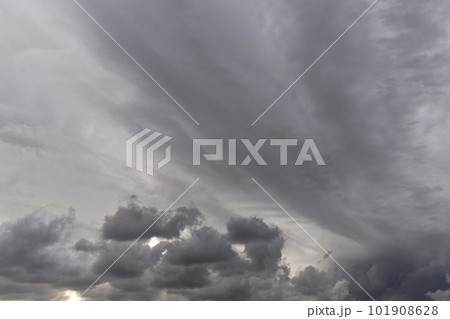 Blue sky full of white clouds, storm day Blue sky full of white clouds, storm day 101908628