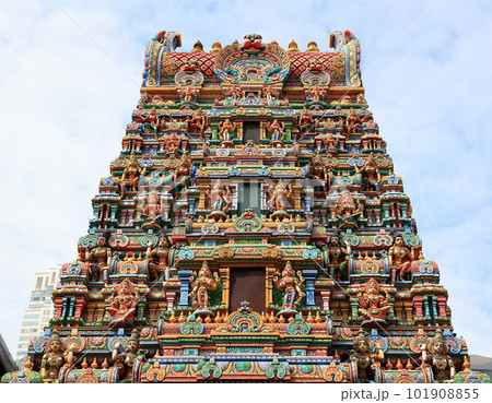 Hindu God, goddess, Art sculpture statues at Hindu temple Hindu God, goddess, Art sculpture statues at Hindu temple 101908855